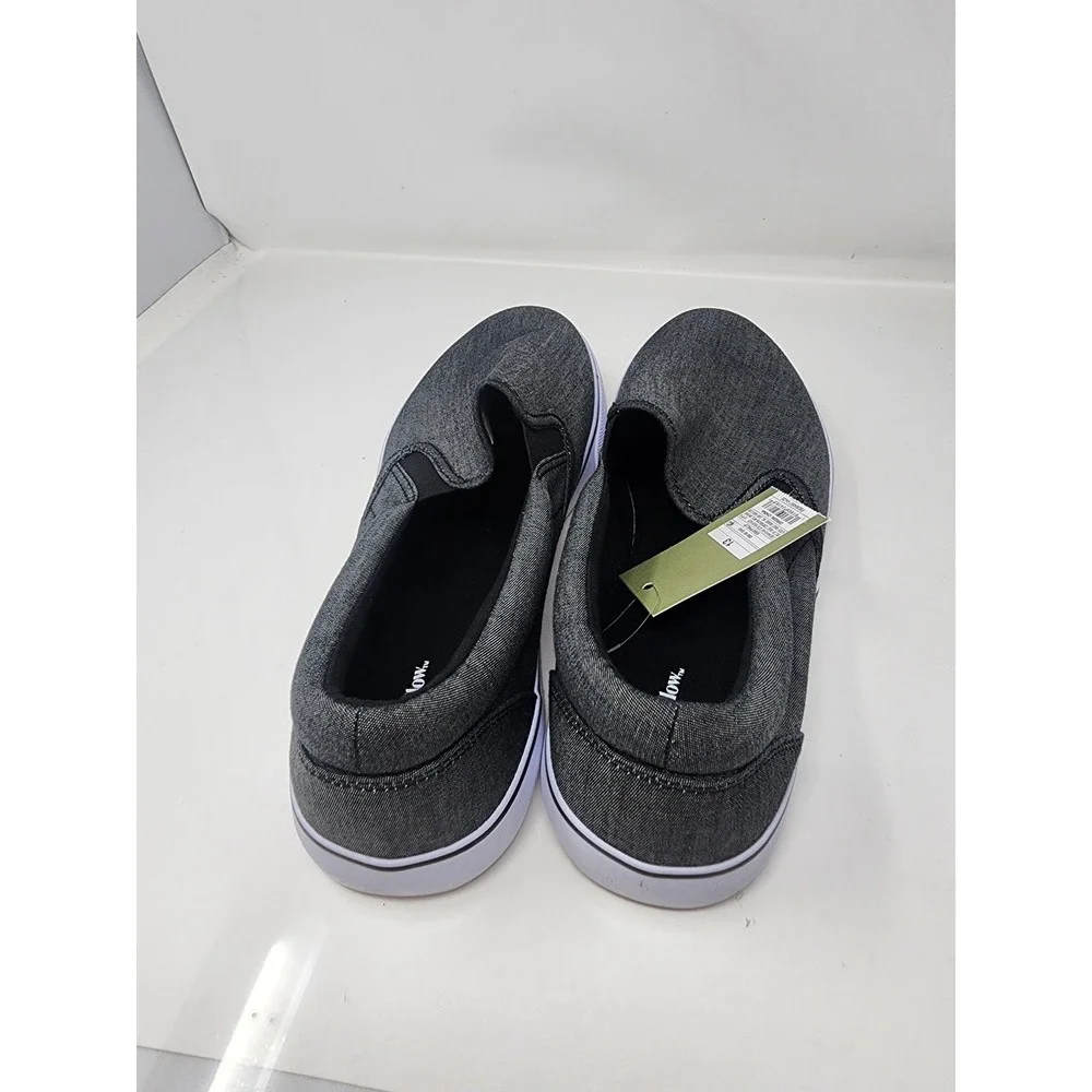 Goodfellow & Co Mens Phillip Slip On Shoes Gray Cotton Blend Casual Size 13